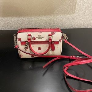 Coach Micro Rowan Ladybug Crossbody Bag. Brand new with tags.